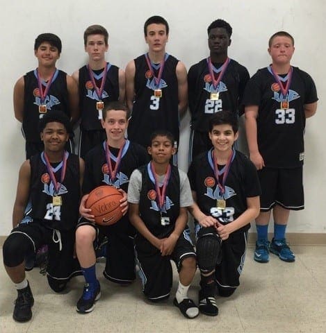 8th Grade Blue - Champions of Play Hard Hoops Superstar Challenge