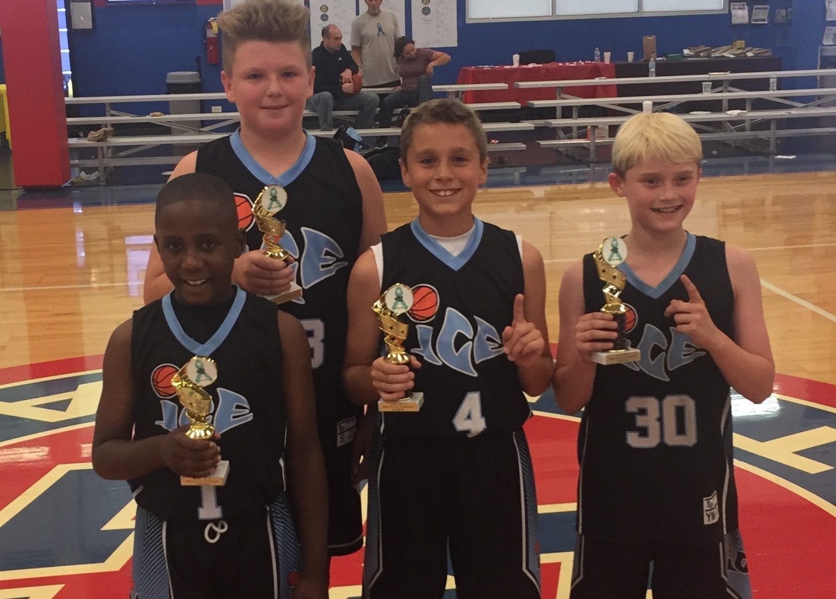 ICE Champions Of The Rana Lou 3 on 3 Tournament 4th-5th Grade Division