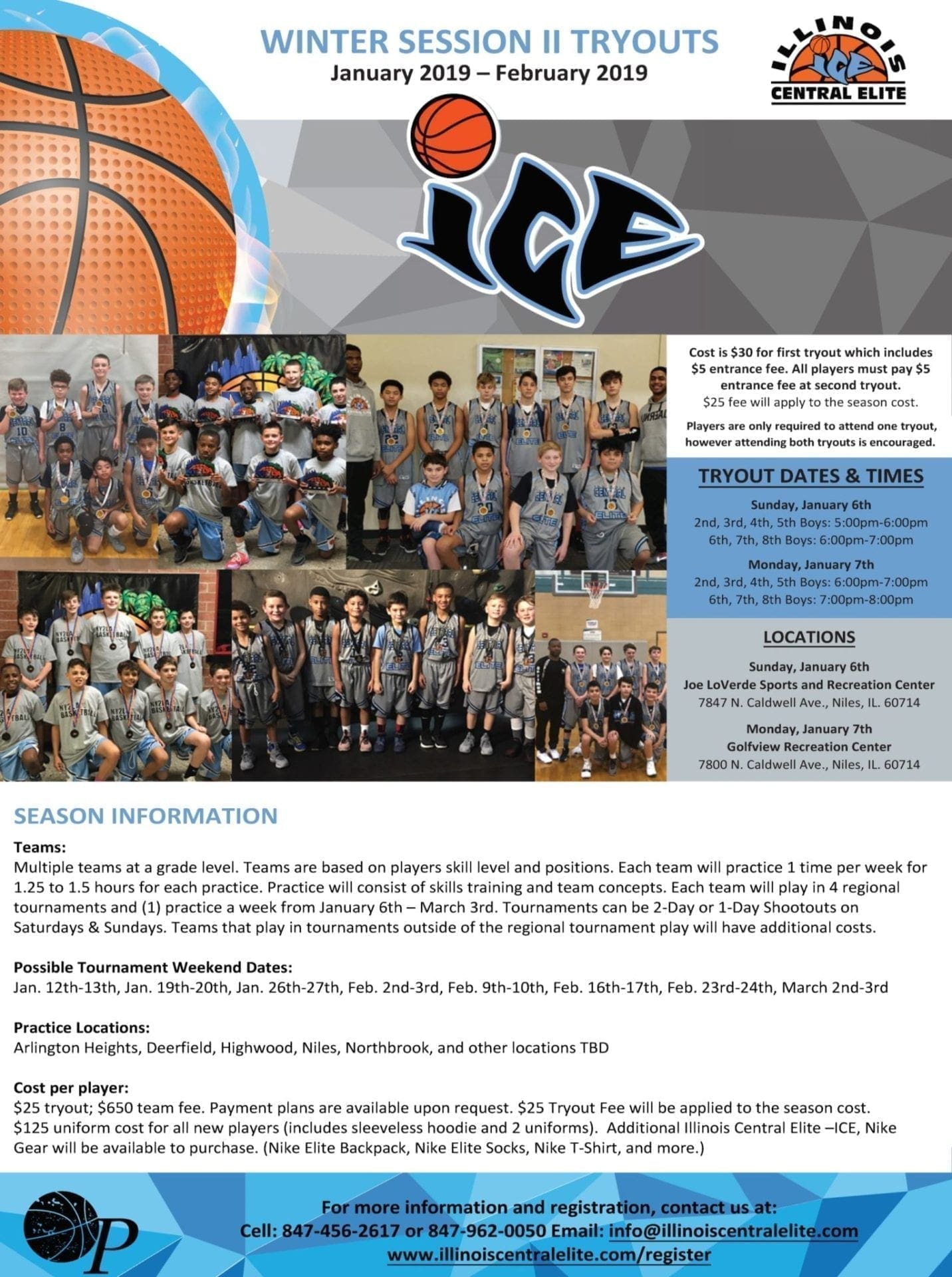 Winter Session-II 2019 Tryouts