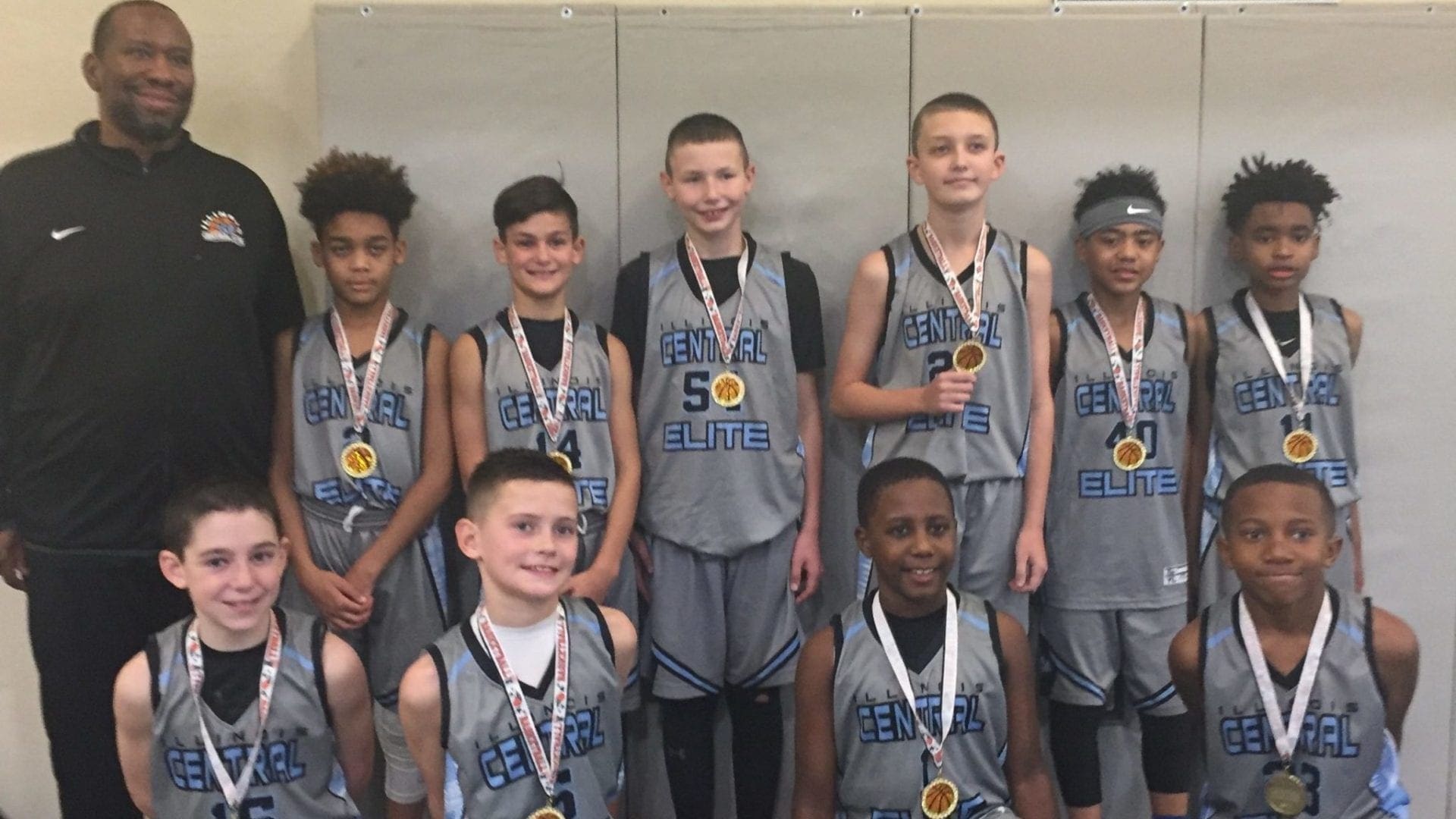 5th Grade Grey – Champions in 6th-7th Grade Division Of Play Hard Hoops Holiday Hoopfest
