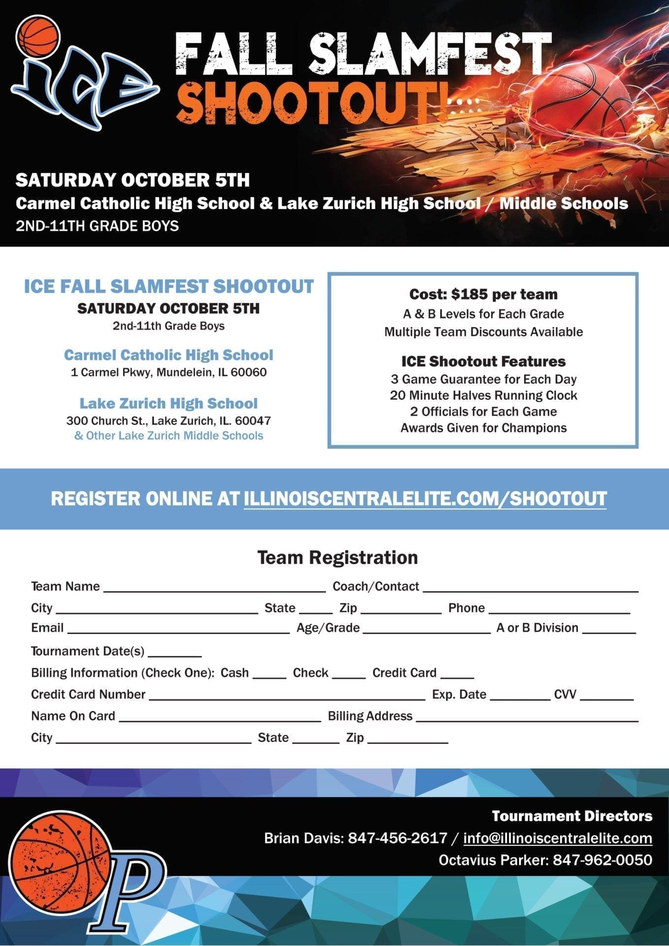 ICE Fall Slamfest Shootout – October 5th & October 6th, 2019