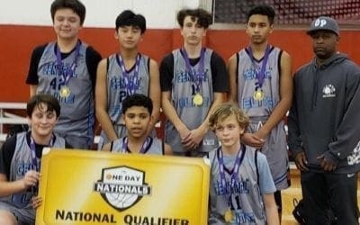 8th Grade Grey – Champions in Holiday One Day Shootout & One Day Shootout National Qualifier