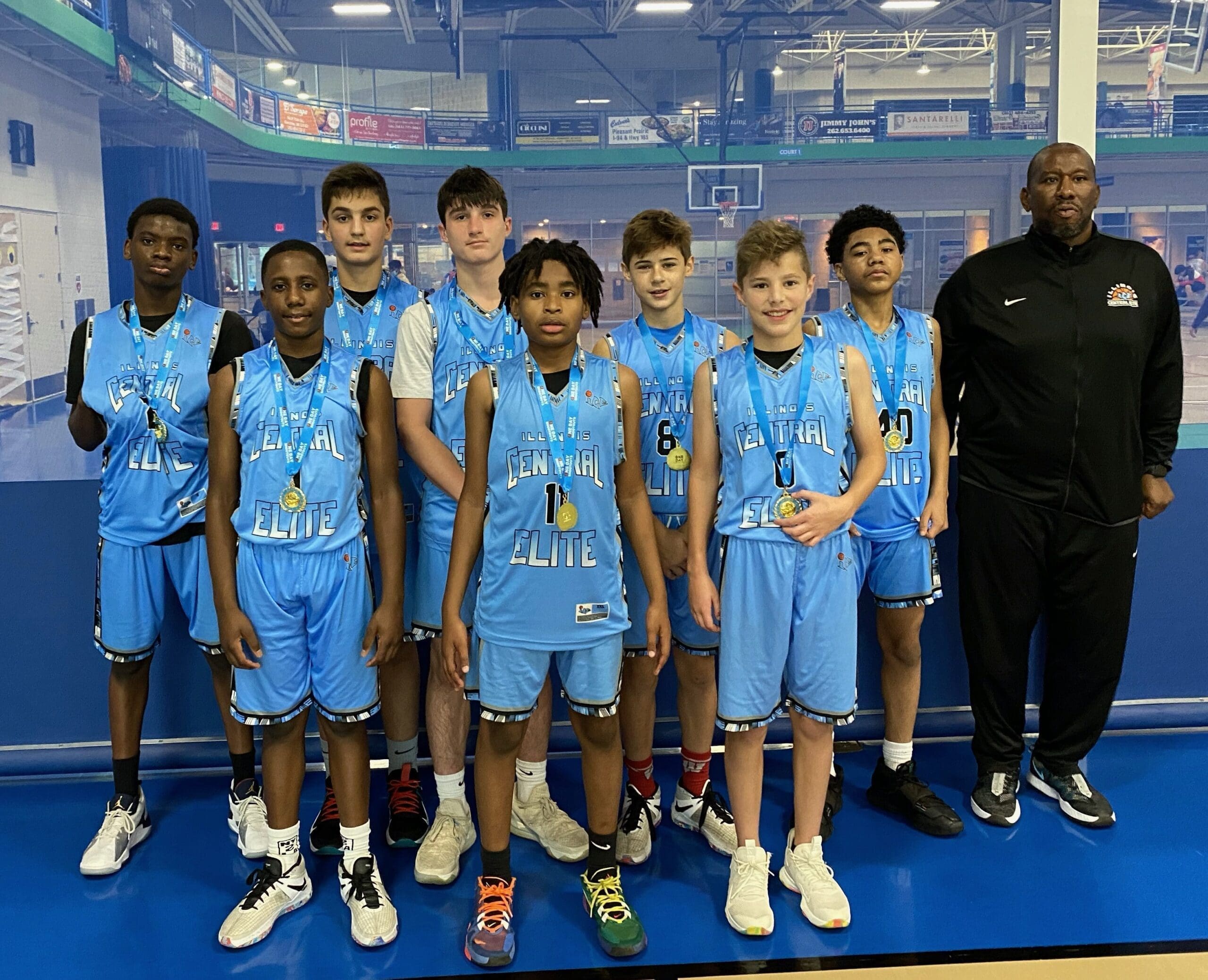 7th Grade Black – Champions in 8th Grade Division in All Out All Game One Day Shootout