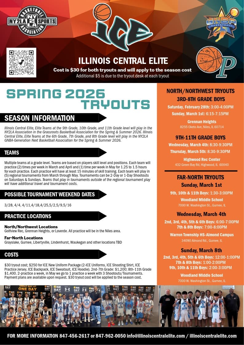 ICE Fall Travel Tryouts 2025